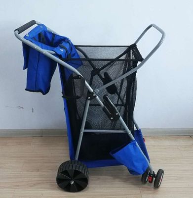 중요 인물과 낚시 카트 접을 수 있는 낚시 손수레를 폴딩시키는 600D 옥스퍼드 구성