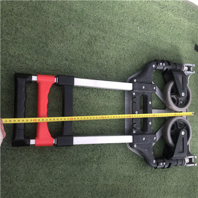 가지고 다닐 수 있는 70kgs 접힌 손 손수레 접을 수 있는 알루미늄 손 손수레