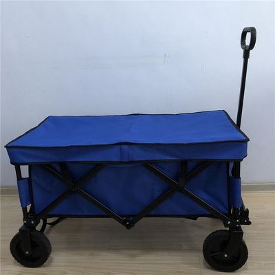 절연층과 PVC 휠 접을 수 있는 웨건 카트 600D 가벼운 폴드형 웨건