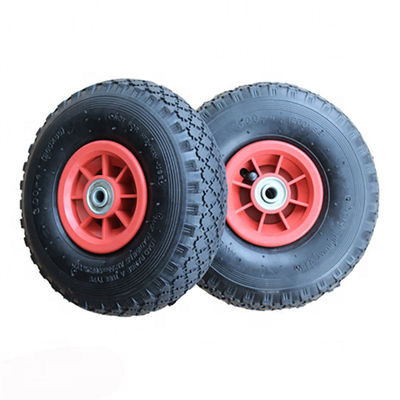 3.00-4 10 인치 누 트럭 휠 손 트롤리 바퀴 공압 OEM 240 밀리미터