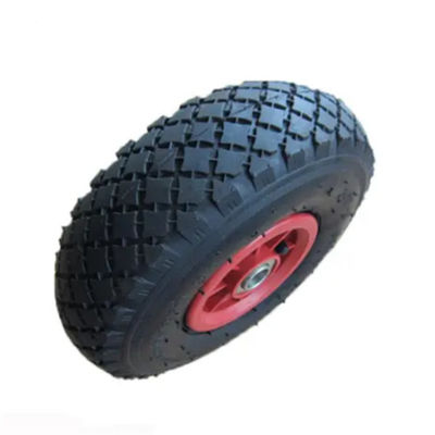 3.00-4 10 인치 누 트럭 휠 손 트롤리 바퀴 공압 OEM 240 밀리미터