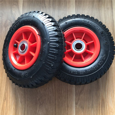 250-4 플라스틱 테두리 공기 손수레는 공기인 21CM 손 트롤리 바퀴를 움직입니다
