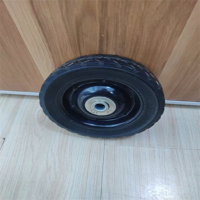 오래가는 6 인치 경질 고무는 무덤 가스 잔디 깎는 기계 고무 차륜을 움직입니다