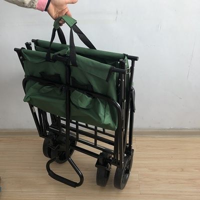 왜건을 폴딩시키는 8 인치 접을 수 있는 해변 손수레 600D 옥스퍼드 구성 경량