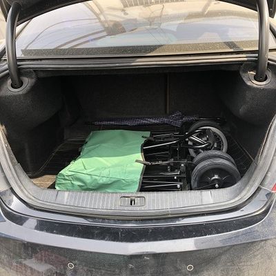 왜건을 폴딩시키는 8 인치 접을 수 있는 해변 손수레 600D 옥스퍼드 구성 경량