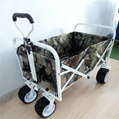 정원 카트 넓은 해변 카트 손수레 70kgs를 폴딩시키는 7 &quot; PU 바퀴