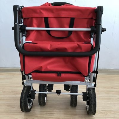카트 8을 폴딩시키는 유틸리티 왜건은 덮개 600D 옥스퍼드 구성과 폴드형 해변 손수레로 조금씩 움직입니다