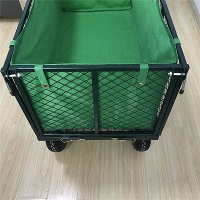 XXL 아주 튼튼한 정원 메쉬 카트 일륜차 메쉬 정원 손수레 카트 유틸리티 내보자