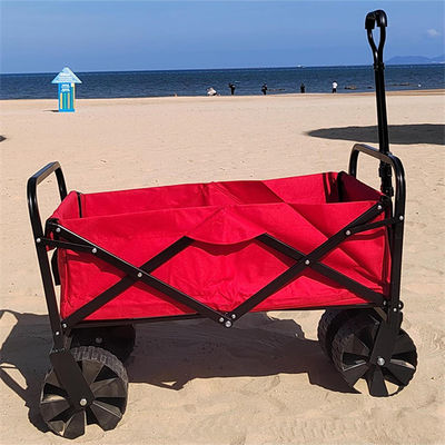 카트를 폴딩시키는 해변 접을 수 있는 웨건을 야영시키는 명부 컨테이너 All Terrain 바퀴