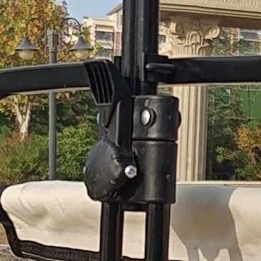흰색 확장 된 네 바퀴 캠핑 정원 폴딩 카트 홀드 폴딩 테이블 PVC 바퀴