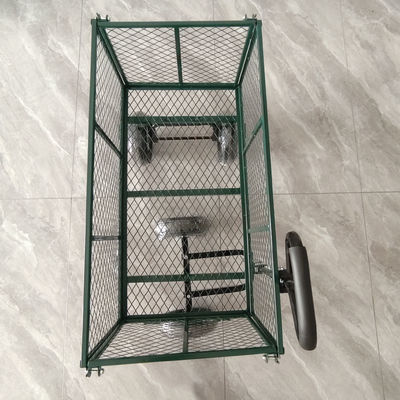 폴더블 휴대가 가능한 정원  Mesh 카트, 금속 스포크, 4 개의 고무 붓기 바퀴