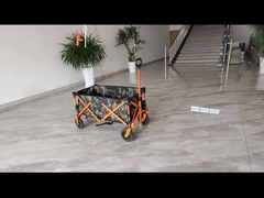 4대 오우 형태의 핸들 탄탄한 600D 옥스퍼드 직물과 방안 실용적 폴드형 왜건 카트